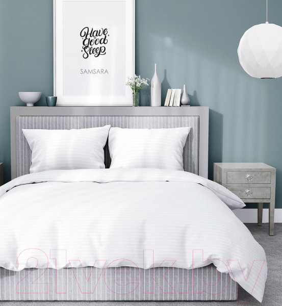 Изображение товара Комплект постельного белья Samsara Белый Сат220-1