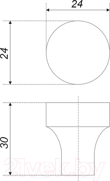 Изображение товара Ручка для мебели Boyard Ell RC333MDN.4