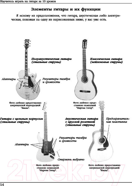 Изображение товара Книга Попурри Научитесь играть на гитаре за 10 уроков (Норман Монат)
