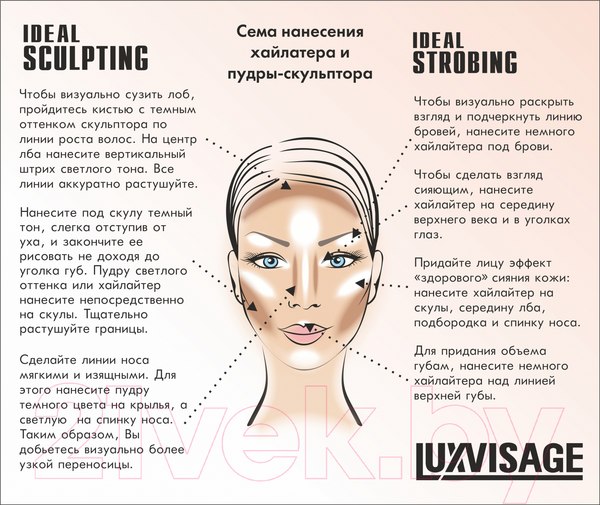 Изображение товара Скульптор для лица LUXVISAGE Тон 03 (9г)