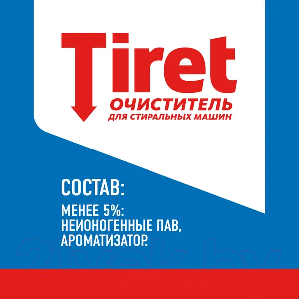 Изображение товара Средство от накипи для стиральной машины Tiret 250мл