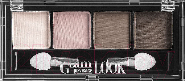 Изображение товара Палетка теней для век LUXVISAGE Glam Look тон 01 4-х цветные (4г)