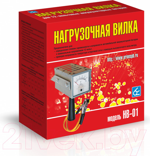 Изображение товара Тестер аккумуляторной батареи Орион HB-01 100А / 2001
