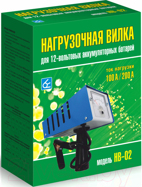 Изображение товара Тестер аккумуляторной батареи Орион HB-02 100/200А / 2002