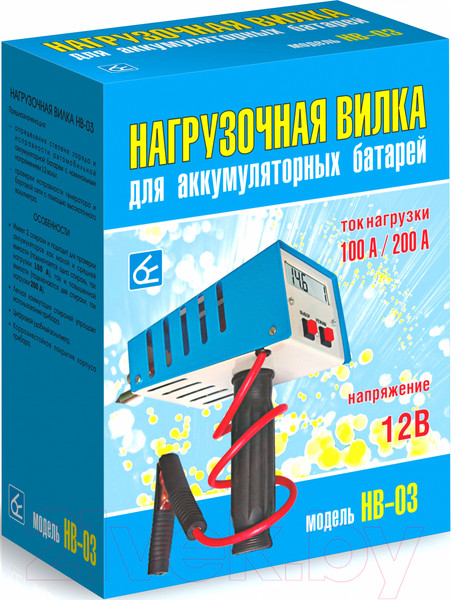 Изображение товара Тестер аккумуляторной батареи Орион HB-03 100/200А / 2003