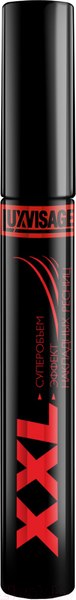 Тушь для ресниц LUXVISAGE XXL суперобъем эффект накладных ресниц (9г)