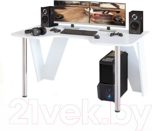 Изображение товара Компьютерный стол Сокол-Мебель КСТ-116 (белый)