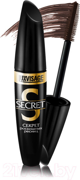 Изображение товара Тушь для ресниц LUXVISAGE Секрет роскошных ресниц (12г, коричневый)