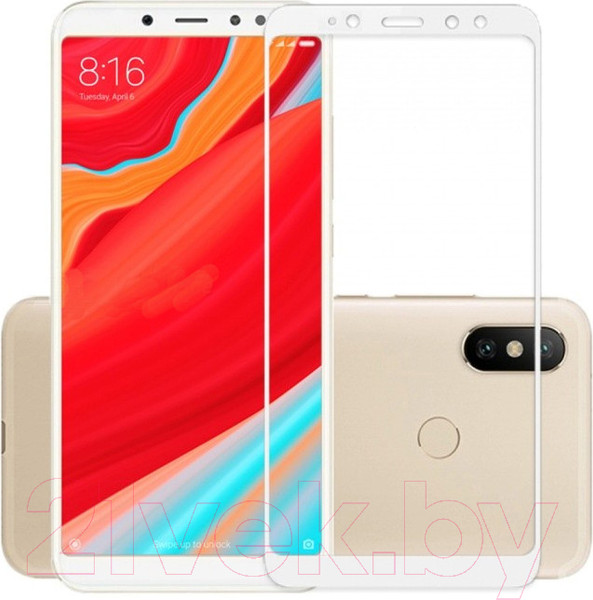 Изображение товара Защитное стекло для телефона Case Full Screen для Redmi S2 (белый)