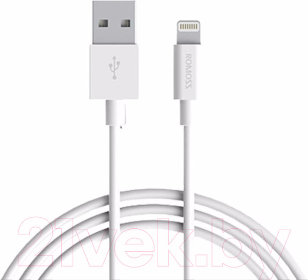 Изображение товара Кабель No Brand Lightning (1м, белый)