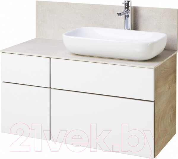 Изображение товара Тумба под умывальник Акватон Мишель 100 (1A244101MIX40)