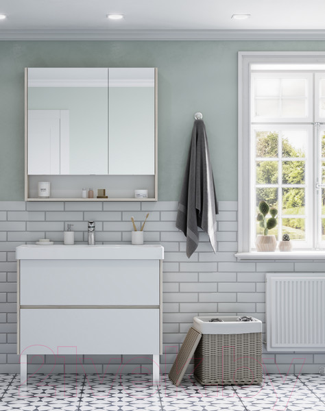 Изображение товара Тумба с умывальником Акватон Сканди 90 (1A2519K0SDB20)