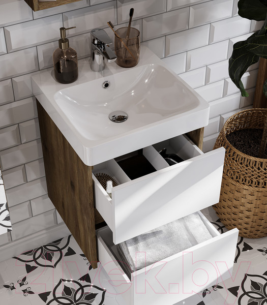 Изображение товара Тумба с умывальником Акватон Сканди 45 (1A2516K0SDZ90)