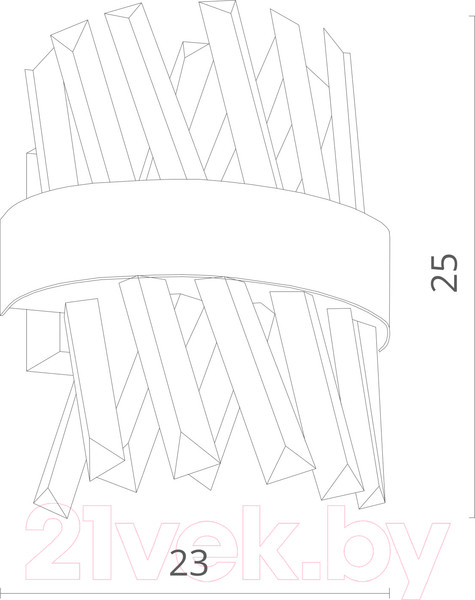 Изображение товара Бра Divinare Corona 1685/01 AP-1