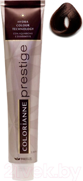Изображение товара Крем-краска для волос Brelil Professional Colorianne Prestige 6/38 (100мл, темный шоколадный блонд)