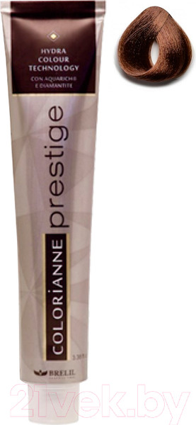 Изображение товара Крем-краска для волос Brelil Professional Colorianne Prestige 7/38 (100мл, шоколадный блонд)