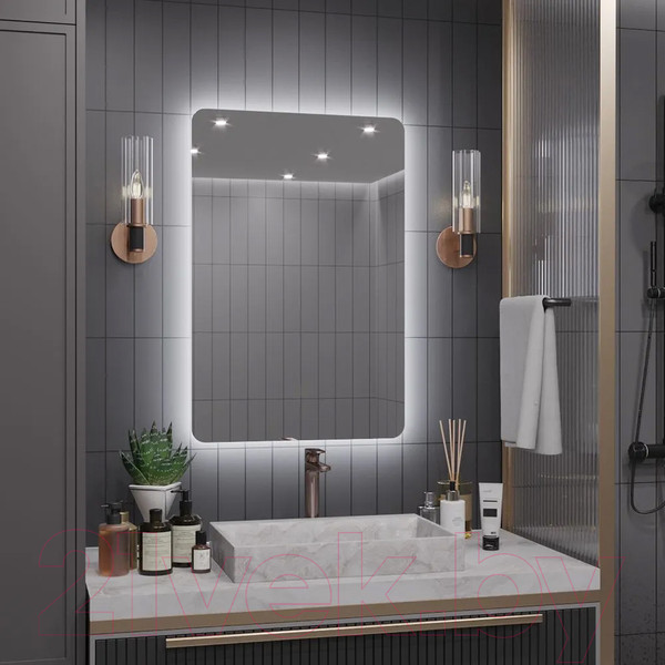 Изображение товара Зеркало Пекам Marta Fly 50x80 / MartaFly-50x80 (с подсветкой)