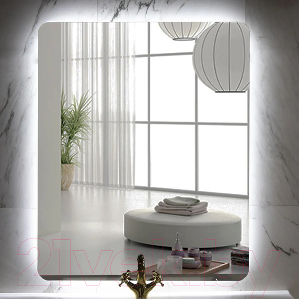 Изображение товара Зеркало Пекам Marta Fly 50x80 / MartaFly-50x80 (с подсветкой)