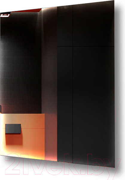 Изображение товара Зеркало Пекам Greta Fly 50x60 / GretaFly-50x60s (с подсветкой и сенсором на прикосновение)