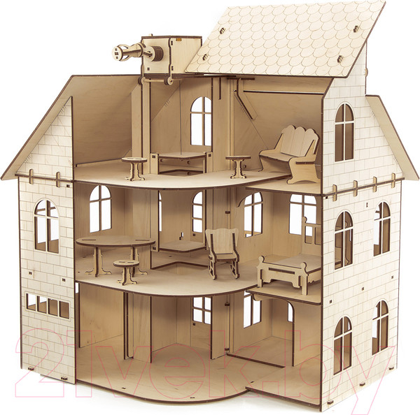 Изображение товара Кукольный домик EWA С лифтом