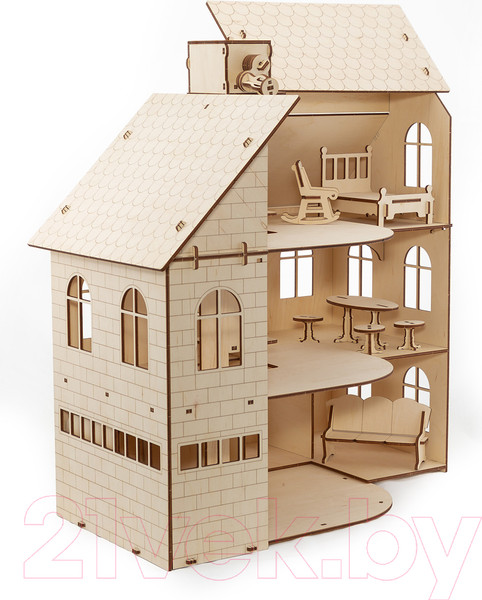 Изображение товара Кукольный домик EWA С лифтом