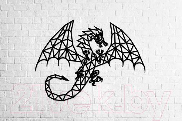 Изображение товара Декор настенный EWA Дракон