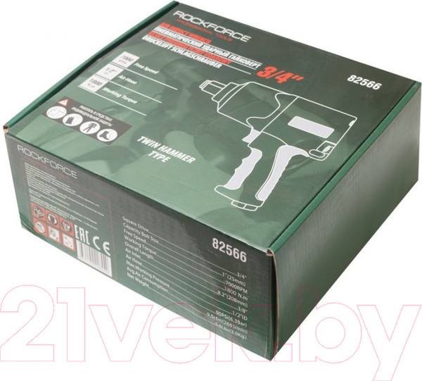 Изображение товара Пневмогайковерт RockForce RF-82566 (48142)