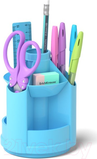 Изображение товара Органайзер настольный Erich Krause Mini Desk Pastel / 53233 (голубой)