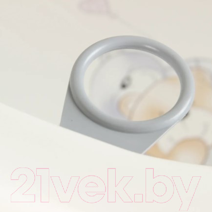 Изображение товара Игровой манеж GLOBEX Овал Мишки (серый)