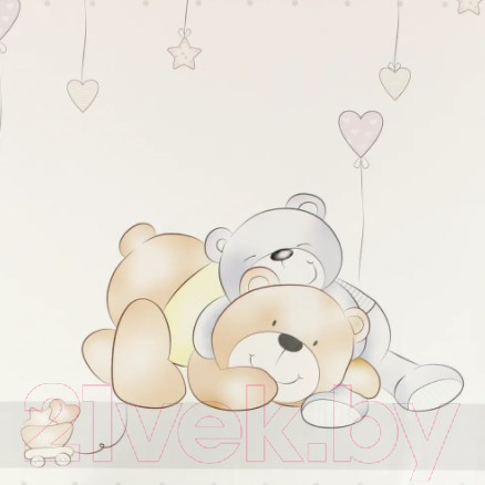 Изображение товара Игровой манеж GLOBEX Овал Мишки (серый)