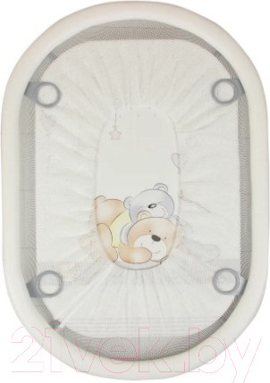 Изображение товара Игровой манеж GLOBEX Овал Мишки (серый)