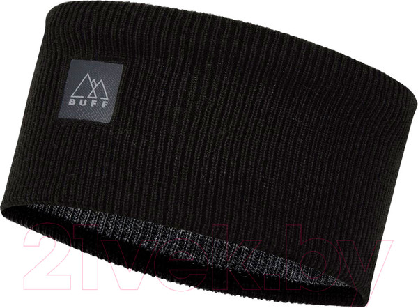 Изображение товара Повязка на голову Buff Crossknit Headband Solid Black (126484.999.10.00)