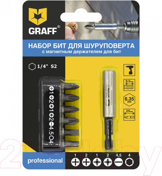 Изображение товара Набор бит GRAFF 4603