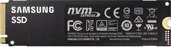 Изображение товара SSD диск Samsung 980 Pro 500GB (MZ-V8P500BW)