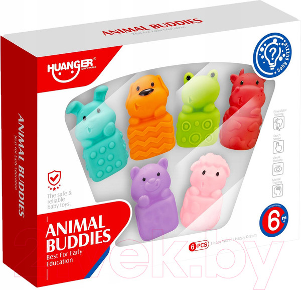 Изображение товара Развивающий игровой набор Huanger Зверушки / HE0236