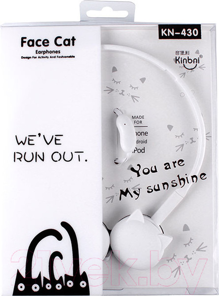 Изображение товара Наушники-гарнитура Darvish Зверюшки Проводные с микрофоном / DV-H-1412