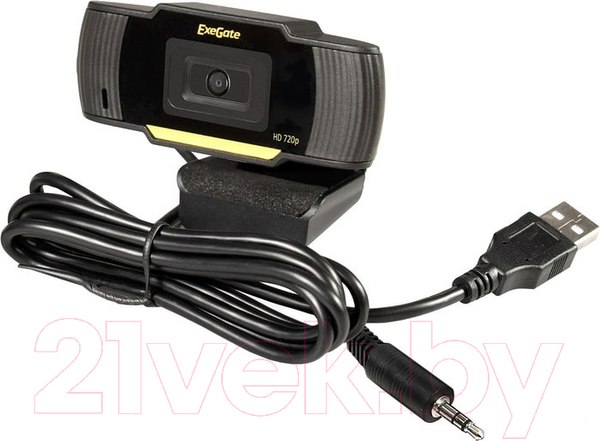 Изображение товара Веб-камера ExeGate GoldenEye C270 HD (Black)