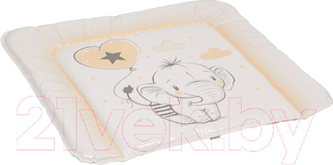 Изображение товара Пеленальный матрас Polini Kids Слоник 77x72 (макиато)