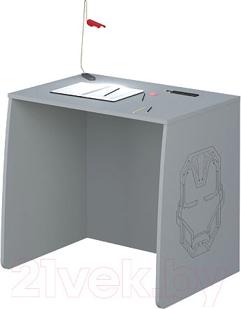 Изображение товара Письменный стол Polini Kids Marvel 4105 Железный человек (серый)