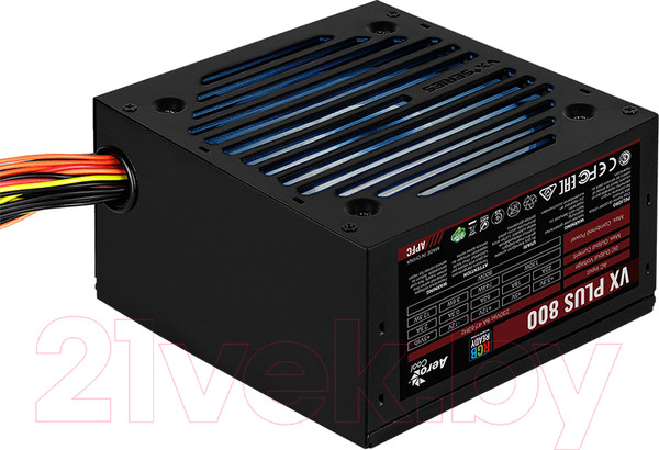 Изображение товара Блок питания для компьютера AeroCool VX-800 Plus RGB 800W