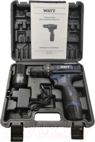 Изображение товара Аккумуляторная дрель-шуруповерт Watt WAS-12Li (1.012.025.21)