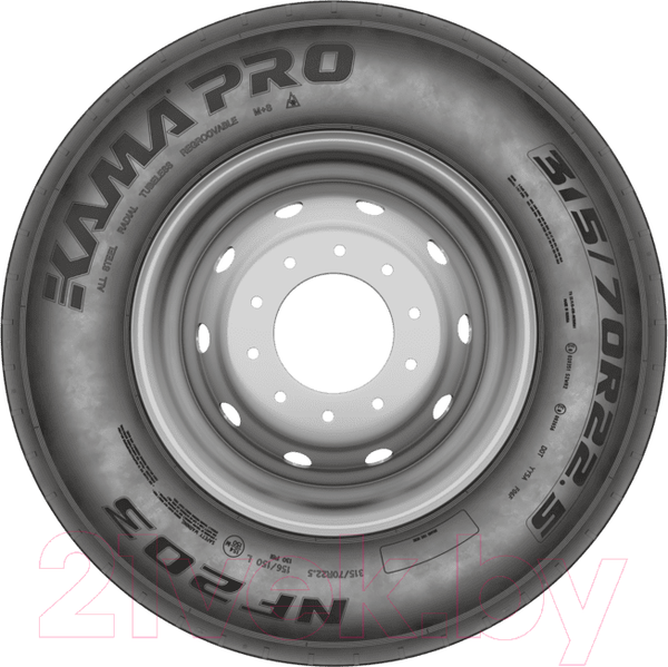 Изображение товара Грузовая шина KAMA Pro NF203 385/55R22.5 160K