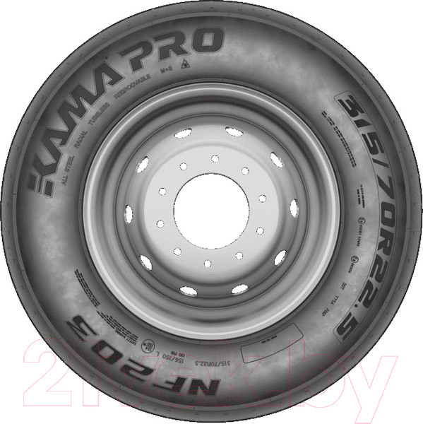 Изображение товара Грузовая шина KAMA Pro NF203 385/65R22.5 160K