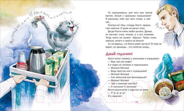 Изображение товара Книга Росмэн Самолетный кот (Тараненко М.)