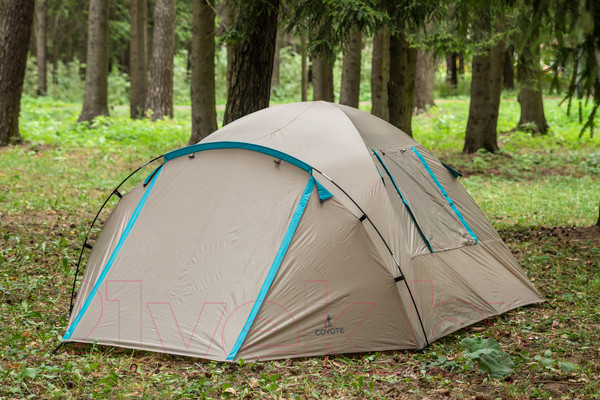Изображение товара Палатка Coyote Kansas-4 / CL-B21-4P-Sand