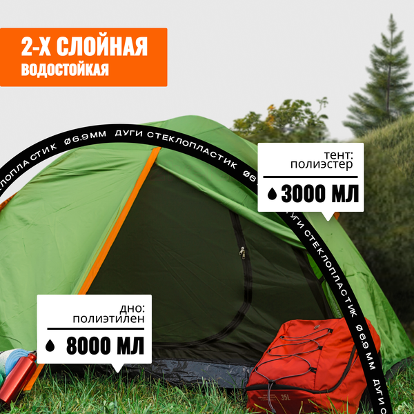 Изображение товара Палатка Coyote Yaren-2 / CL-S01-2P