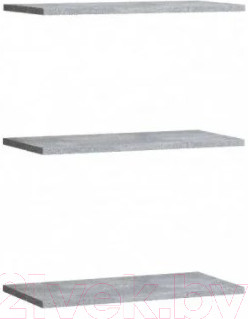 Изображение товара Комплект полок для корпусной мебели Империал Джерси (3шт, ателье светлый)