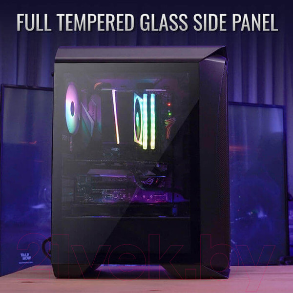 Изображение товара Корпус для компьютера AeroCool Aero One Frost G WT (без БП, прозрачное окно)