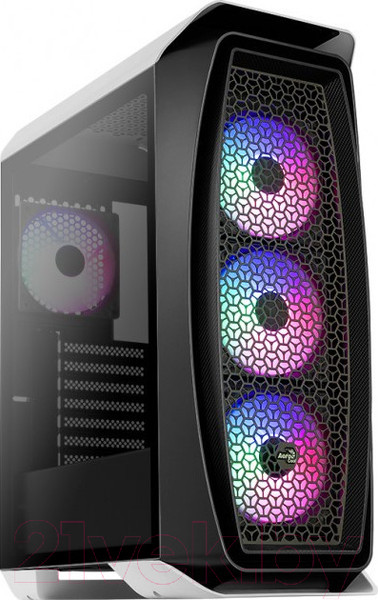 Изображение товара Корпус для компьютера AeroCool Aero One Frost G WT (без БП, прозрачное окно)