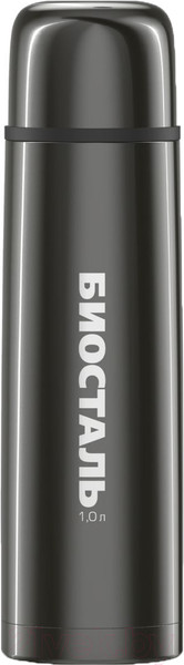 Изображение товара Термос для напитков Биосталь NB-1000V (1л, вороненая сталь)